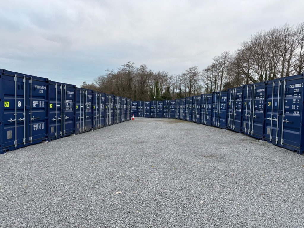 Safe Depot Llanelli Row of Containers