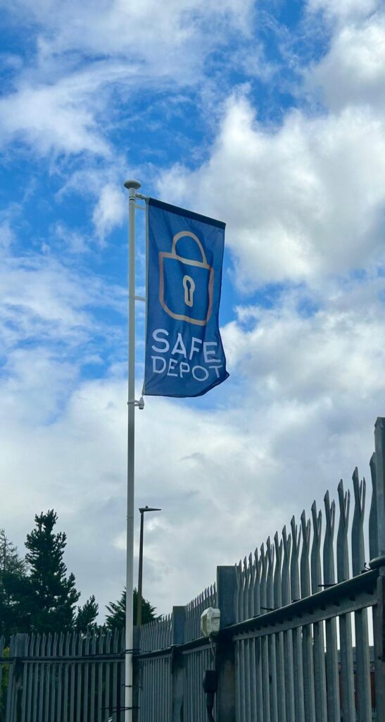 Kidwelly Storage Container - Flag post